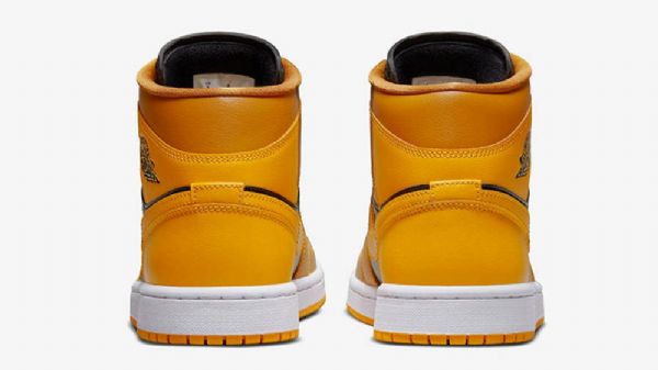 Nike Air Jordan 1 Mid Tops Kengät Naisille Keltakulta