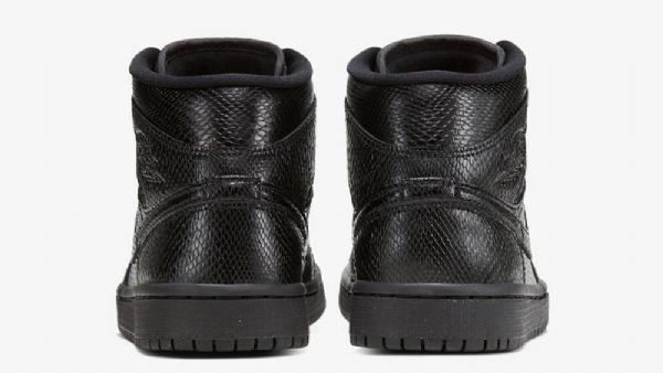Nike Air Jordan 1 Mid Tops Kengät Naisille Musta