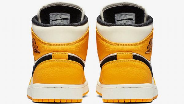 Nike Air Jordan 1 Mid Tops Lakers Kengät Miehille Keltainen