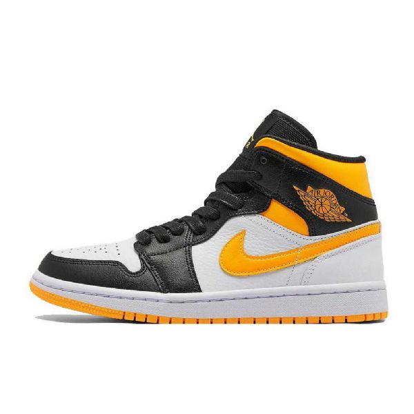 Nike Air Jordan 1 Mid Tops Laserkengät Naisille Oranssi