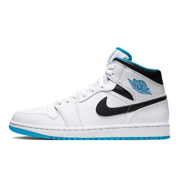 Nike Air Jordan 1 Mid Tops Laserkengät Naisille Siniset