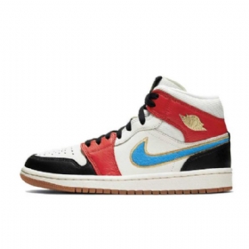 Nike Air Jordan 1 Mid Tops Let(her)man Kengät Naisille Monivärinen