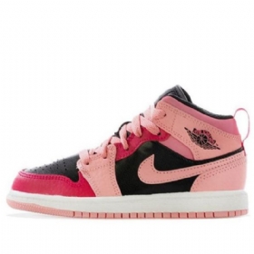 Nike Air Jordan 1 Mid Tops Ps Retro Koripallokengät Miehille Coral