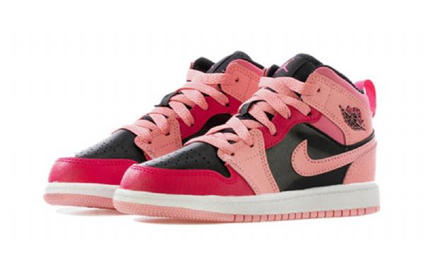 Nike Air Jordan 1 Mid Tops Ps Retro Koripallokengät Miehille Coral