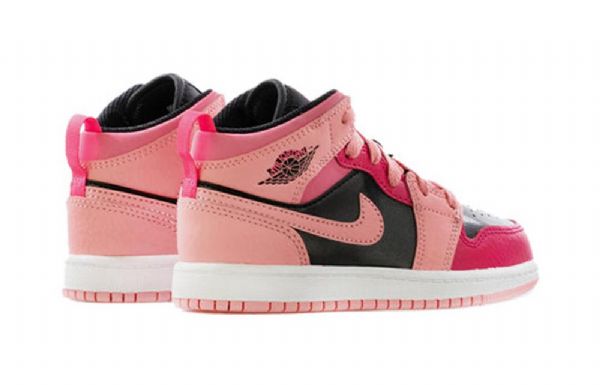 Nike Air Jordan 1 Mid Tops Ps Retro Koripallokengät Miehille Coral
