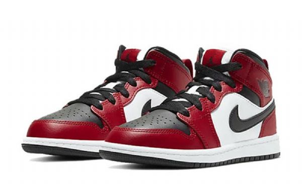 Nike Air Jordan 1 Mid Tops Ps Retro Koripallokengät Miehille Musta