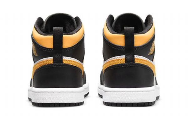 Nike Air Jordan 1 Mid Tops Ps Retro Koripallokengät Miehille Musta Kulta