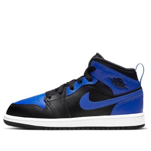 Nike Air Jordan 1 Mid Tops Ps Retro Koripallokengät Miehille Musta Sininen
