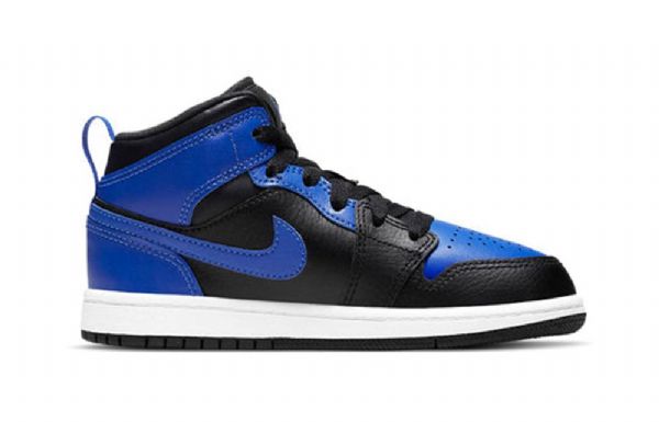 Nike Air Jordan 1 Mid Tops Ps Retro Koripallokengät Miehille Musta Sininen