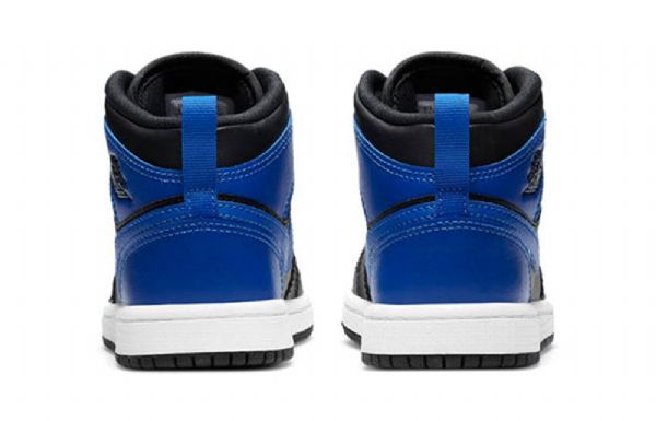 Nike Air Jordan 1 Mid Tops Ps Retro Koripallokengät Miehille Musta Sininen