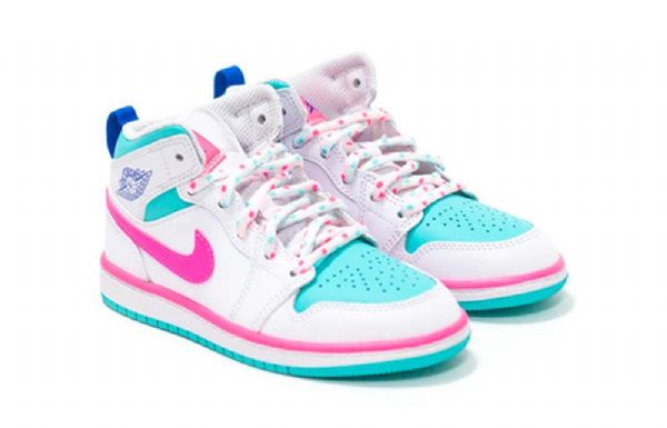 Nike Air Jordan 1 Mid Tops Ps Retro Koripallokengät Miehille Pinkki