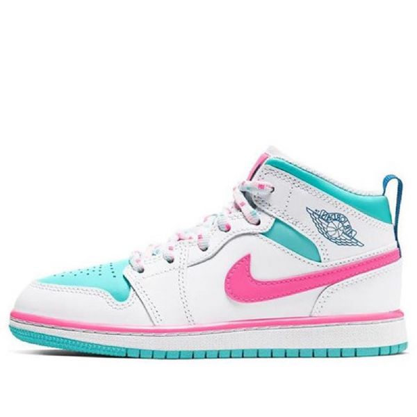 Nike Air Jordan 1 Mid Tops Ps Retro Koripallokengät Miehille Pinkki