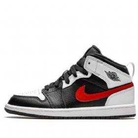 Nike Air Jordan 1 Mid Tops Ps Retro Koripallokengät Miehille Punainen