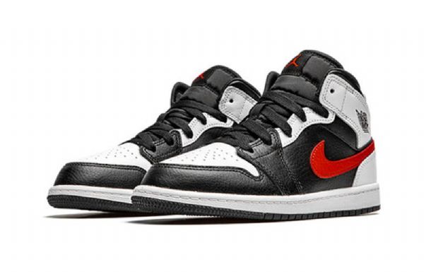 Nike Air Jordan 1 Mid Tops Ps Retro Koripallokengät Miehille Punainen