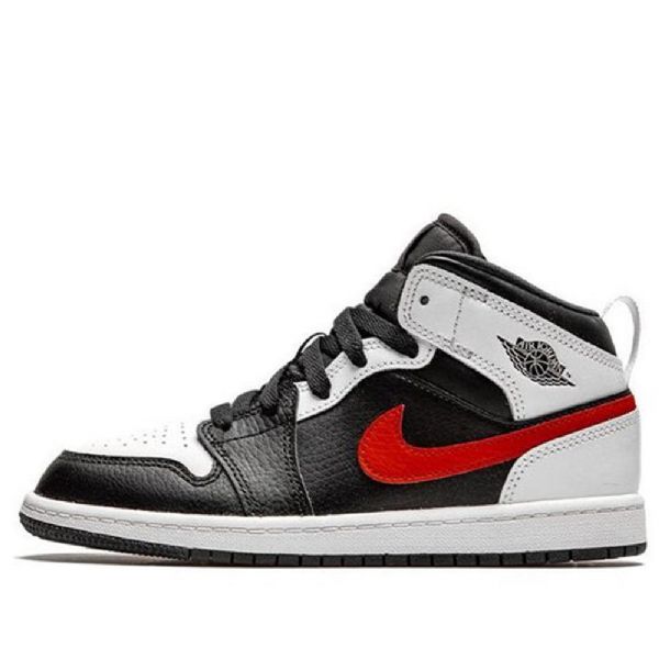 Nike Air Jordan 1 Mid Tops Ps Retro Koripallokengät Miehille Punainen