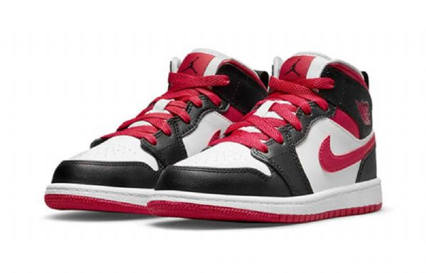 Nike Air Jordan 1 Mid Tops Ps Retro Koripallokengät Miehille Valkoinen