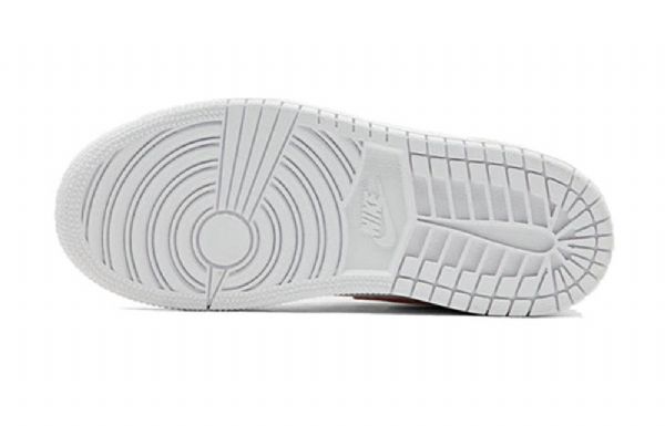 Nike Air Jordan 1 Mid Tops Ps Retro Koripallokengät Miehille Valkoinen Pinkki Kulta