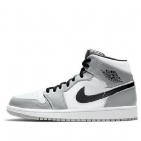 Nike Air Jordan 1 Mid Tops Retro Koripallokengät Miehille Harmaa