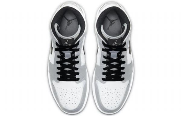 Nike Air Jordan 1 Mid Tops Retro Koripallokengät Miehille Harmaa