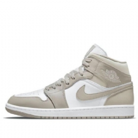 Nike Air Jordan 1 Mid Tops Retro Koripallokengät Miehille Harmaa