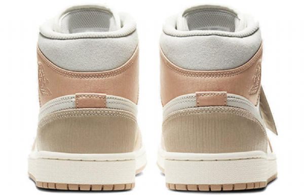 Nike Air Jordan 1 Mid Tops Retro Koripallokengät Miehille Khaki