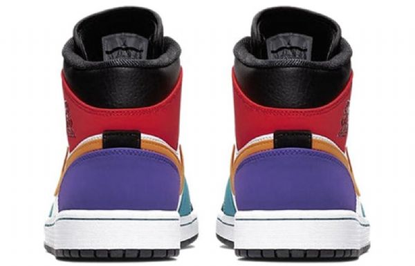Nike Air Jordan 1 Mid Tops Retro Koripallokengät Miehille Monivärinen