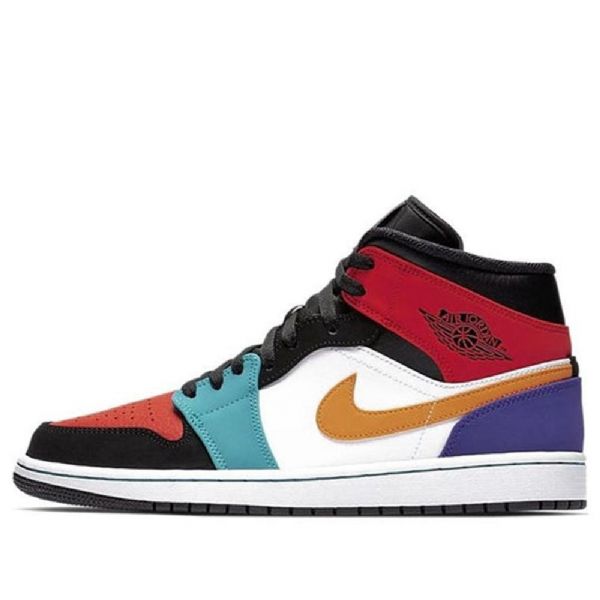Nike Air Jordan 1 Mid Tops Retro Koripallokengät Miehille Monivärinen