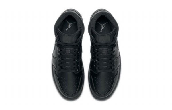 Nike Air Jordan 1 Mid Tops Retro Koripallokengät Miehille Musta
