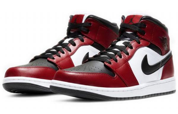 Nike Air Jordan 1 Mid Tops Retro Koripallokengät Miehille Musta