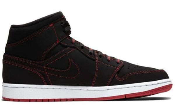 Nike Air Jordan 1 Mid Tops Retro Koripallokengät Miehille Musta