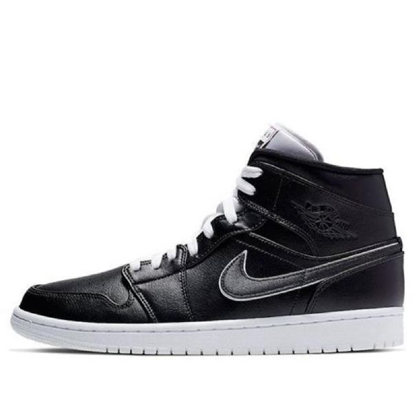 Nike Air Jordan 1 Mid Tops Retro Koripallokengät Miehille Musta