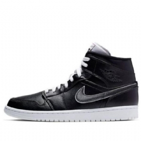 Nike Air Jordan 1 Mid Tops Retro Koripallokengät Miehille Musta