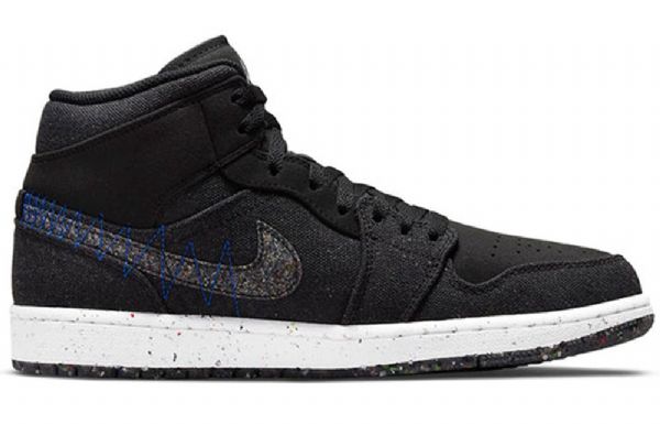 Nike Air Jordan 1 Mid Tops Retro Koripallokengät Miehille Musta