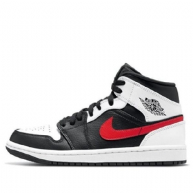 Nike Air Jordan 1 Mid Tops Retro Koripallokengät Miehille Punainen