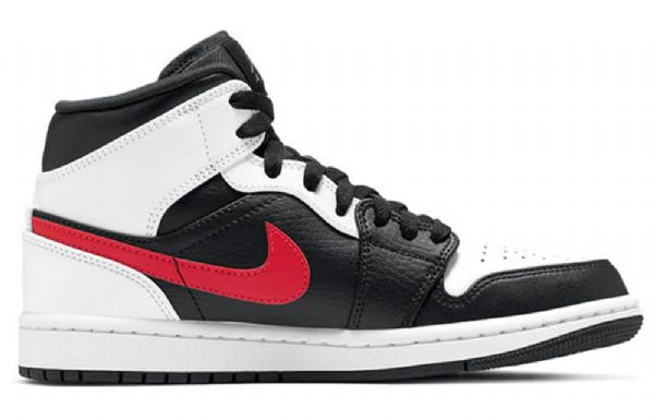Nike Air Jordan 1 Mid Tops Retro Koripallokengät Miehille Punainen