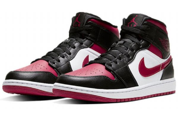 Nike Air Jordan 1 Mid Tops Retro Koripallokengät Miehille Punainen