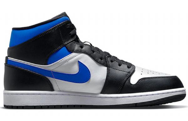 Nike Air Jordan 1 Mid Tops Retro Koripallokengät Miehille Sininen