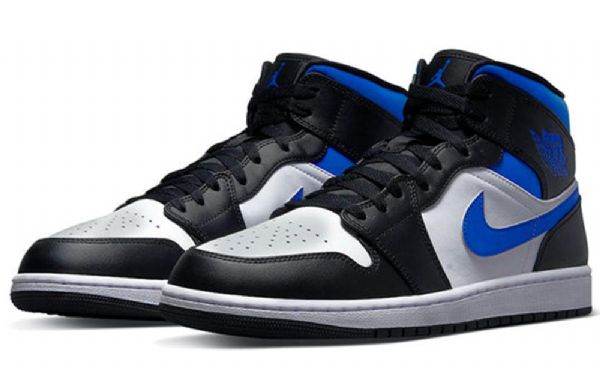 Nike Air Jordan 1 Mid Tops Retro Koripallokengät Miehille Sininen
