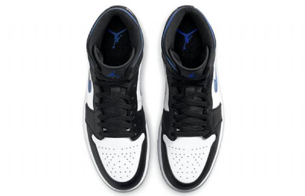 Nike Air Jordan 1 Mid Tops Retro Koripallokengät Miehille Sininen