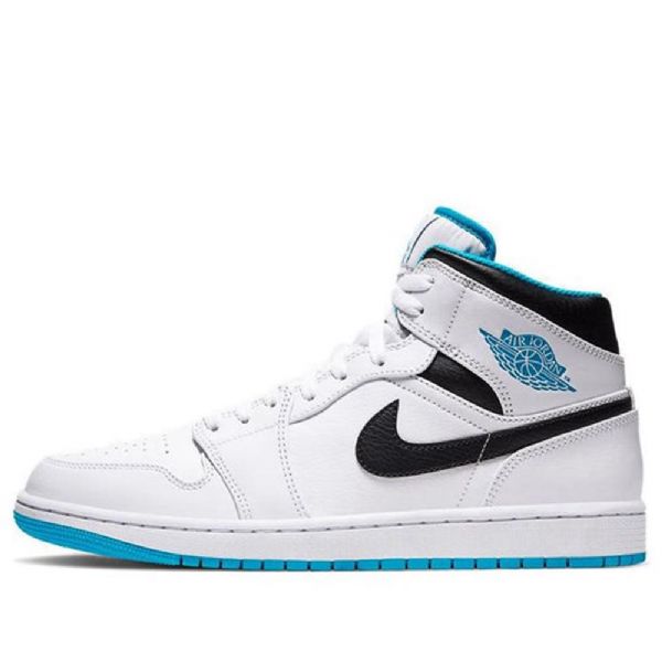 Nike Air Jordan 1 Mid Tops Retro Koripallokengät Miehille Sininen