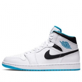 Nike Air Jordan 1 Mid Tops Retro Koripallokengät Miehille Sininen