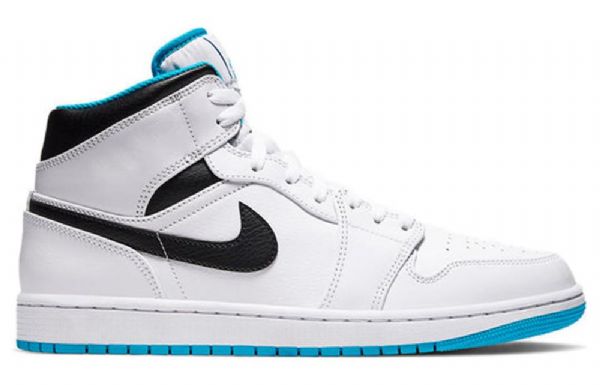 Nike Air Jordan 1 Mid Tops Retro Koripallokengät Miehille Sininen
