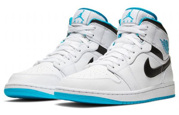 Nike Air Jordan 1 Mid Tops Retro Koripallokengät Miehille Sininen