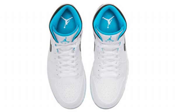 Nike Air Jordan 1 Mid Tops Retro Koripallokengät Miehille Sininen