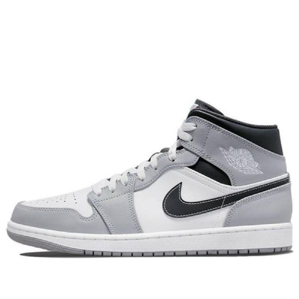 Nike Air Jordan 1 Mid Tops Retro Koripallokengät Miehille Vaaleanharmaa