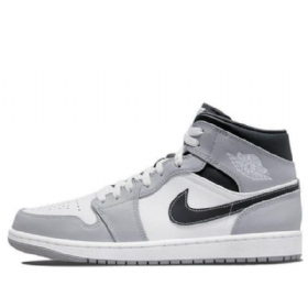 Nike Air Jordan 1 Mid Tops Retro Koripallokengät Miehille Vaaleanharmaa