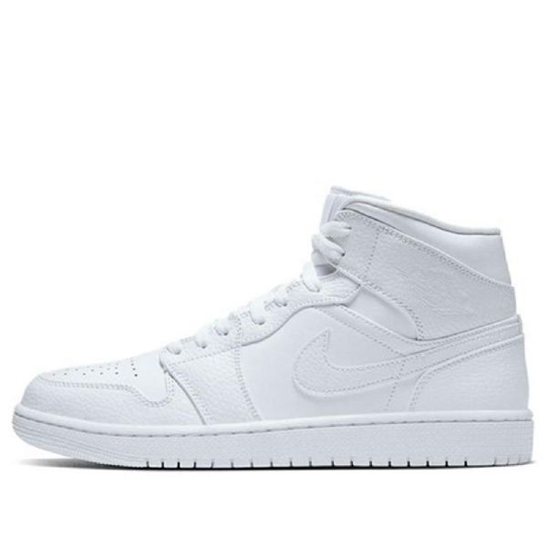 Nike Air Jordan 1 Mid Tops Retro Koripallokengät Miehille Valkoinen