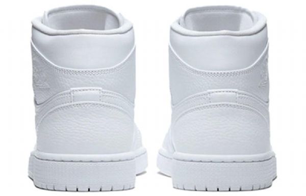 Nike Air Jordan 1 Mid Tops Retro Koripallokengät Miehille Valkoinen