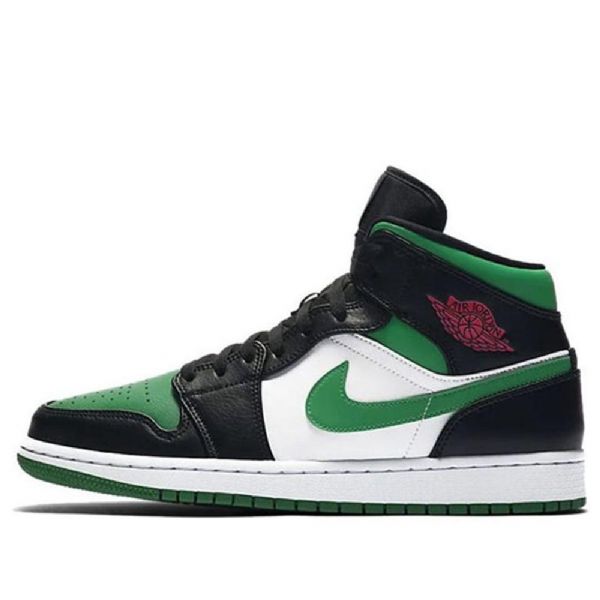 Nike Air Jordan 1 Mid Tops Retro Koripallokengät Miehille Vihreä