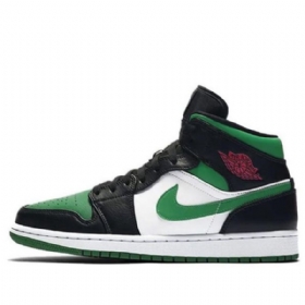 Nike Air Jordan 1 Mid Tops Retro Koripallokengät Miehille Vihreä